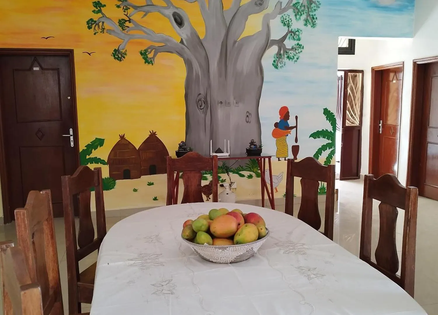 Alojamento de Acomodação e Pequeno-almoço Villa Aby Dakar Senegal