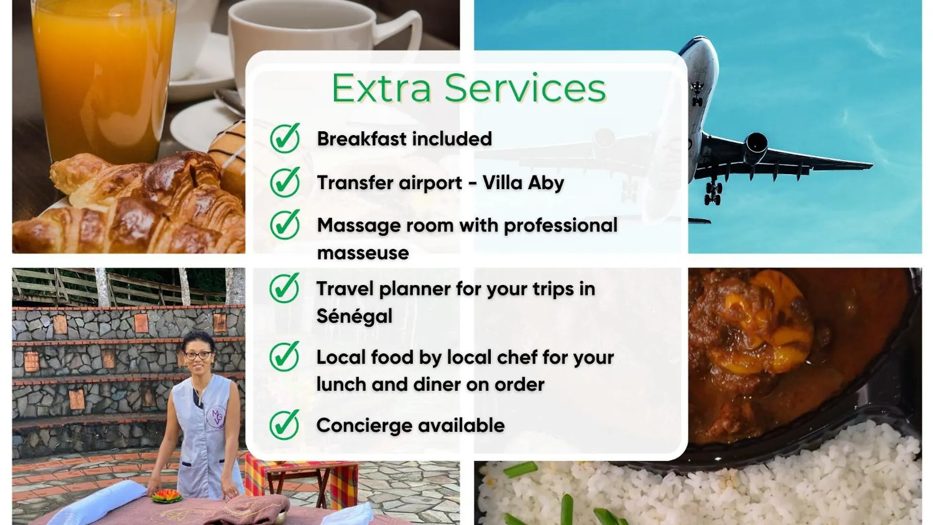 Alojamento de Acomodação e Pequeno-almoço Villa Aby Dakar